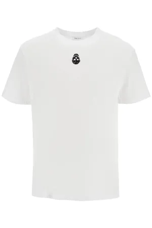 Alexander Mcqueen Skull Embroidered T-Shirt