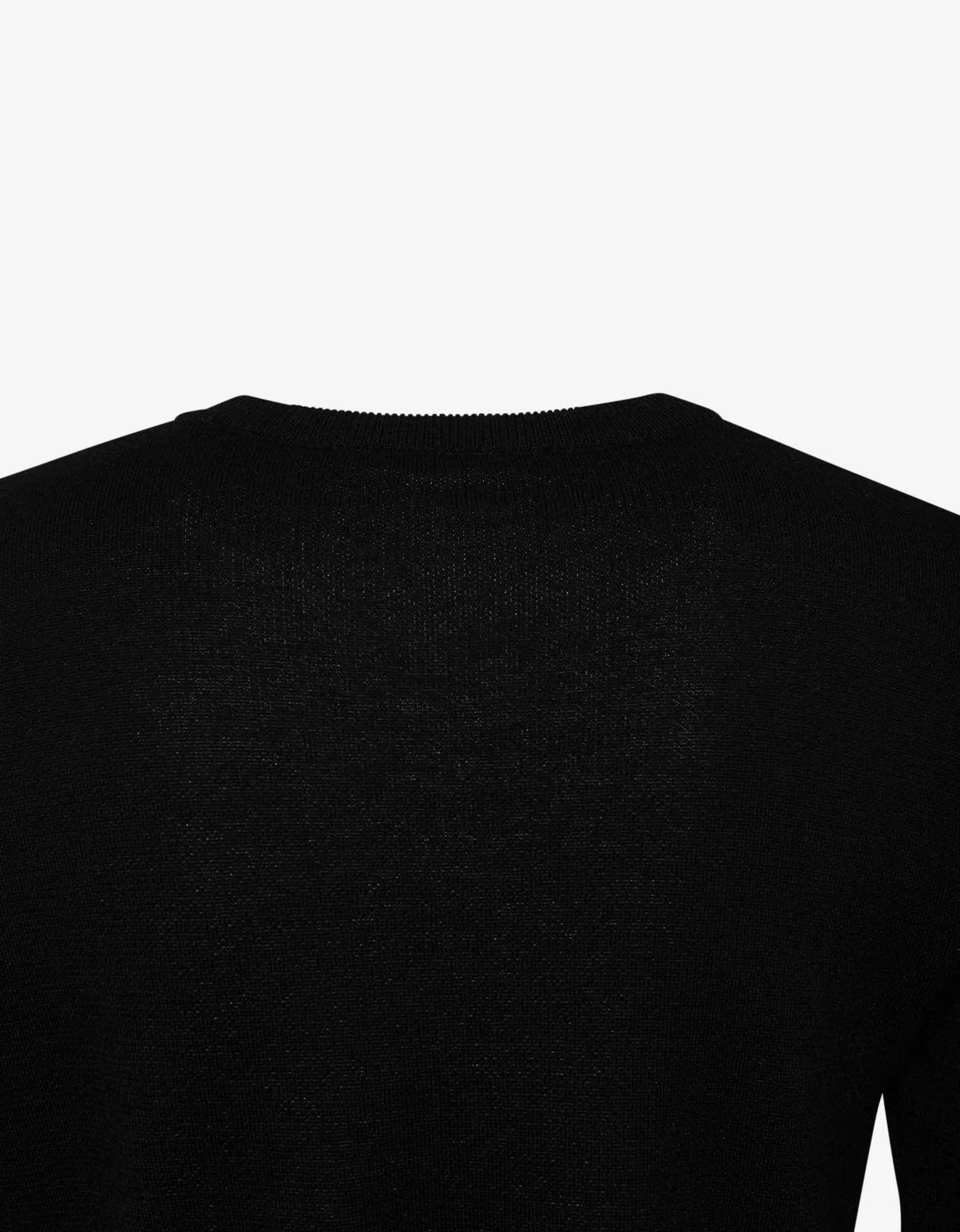 Black B Logo Wool-Blend Sweater