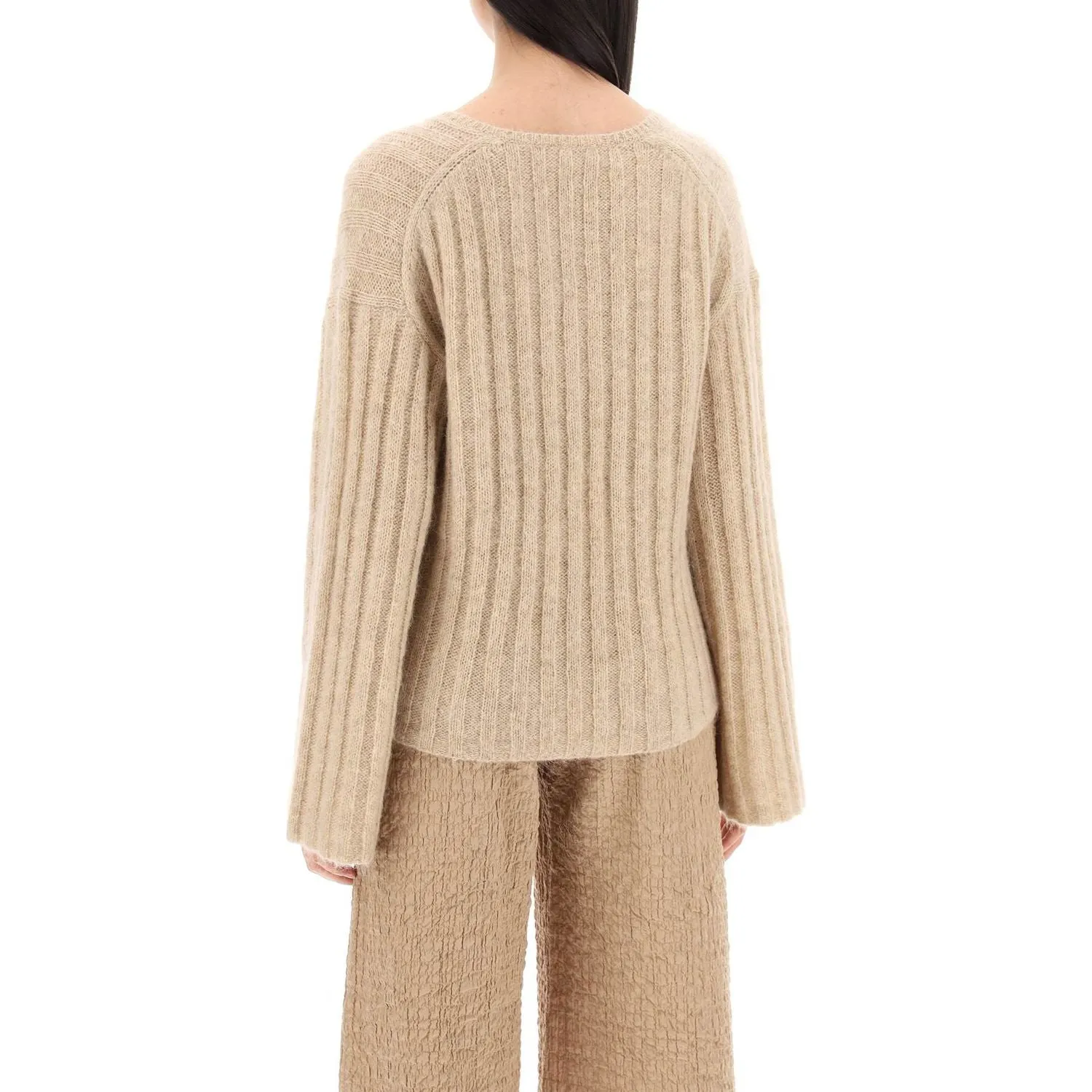 By Malene Birger cimone sweater in flat-ribbed knit