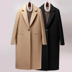 Elegant Loose Woolen Coat