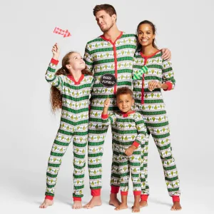 Family Matching Hooded Onesies Pajamas Sets