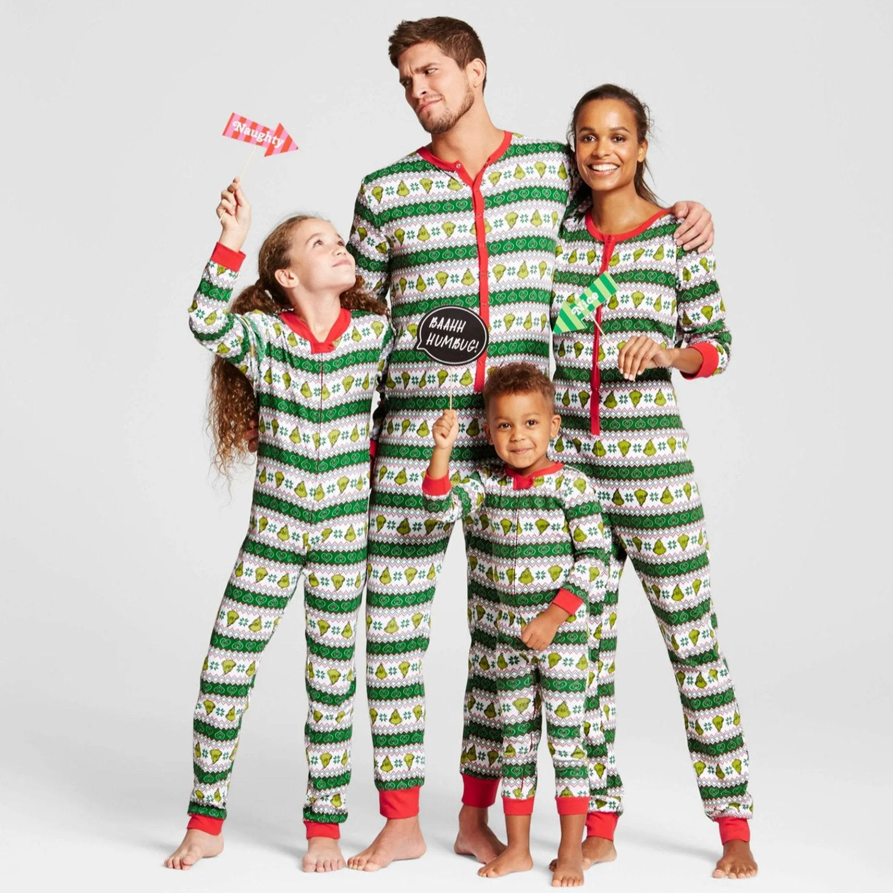 Family Matching Hooded Onesies Pajamas Sets