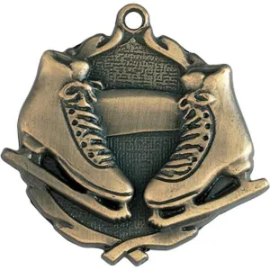 figure skating sculptured medal