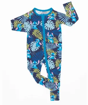 Fluffy Friends Ohana - Bamboo Zippy Romper