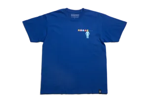 Girl OG Pac-Man Maze Tee Royal