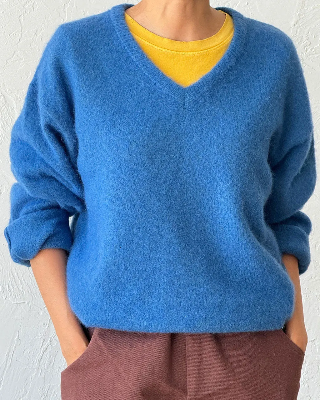 James Mohair Sweater - Blue