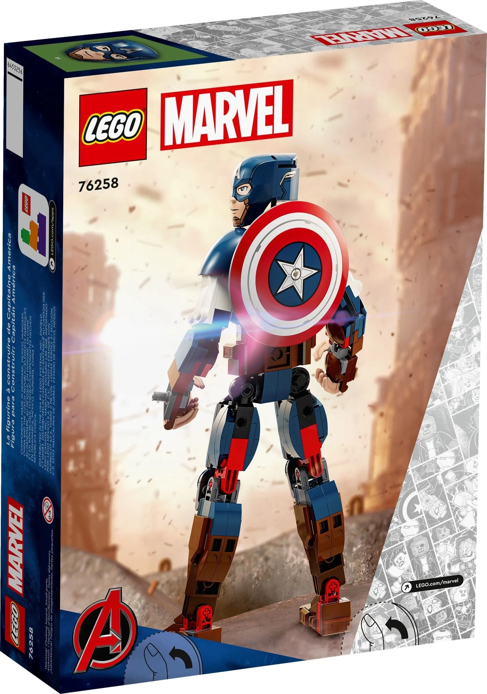 LEGO 76258: Marvel: Captain America Construction Figure