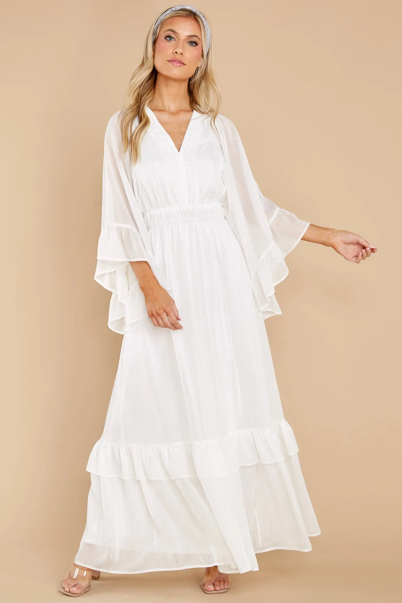 Let Me Show You White Maxi Dress