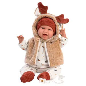 Llorens - Baby Girl Doll with Laughing Mechanism, Clothing & Accessories: Mimi 40cm