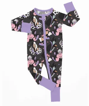 Magic Halloween Evil Magic - Bamboo Zippy Romper