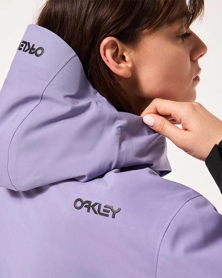 Oakley Women's Tnp Tbt Insulated Anorak - Blackout/New Lilac