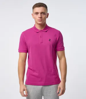 Omnitau Men's Drive Organic Cotton Avant Polo Shirt - Mid Pink