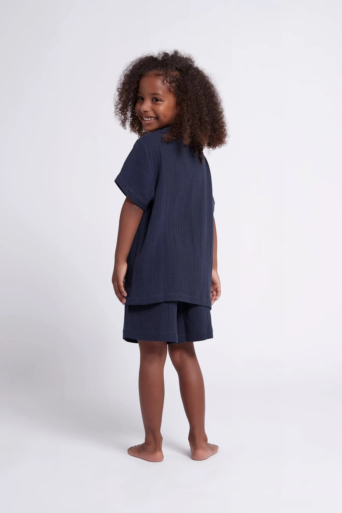 Piper Kids Pyjama Set - Navy