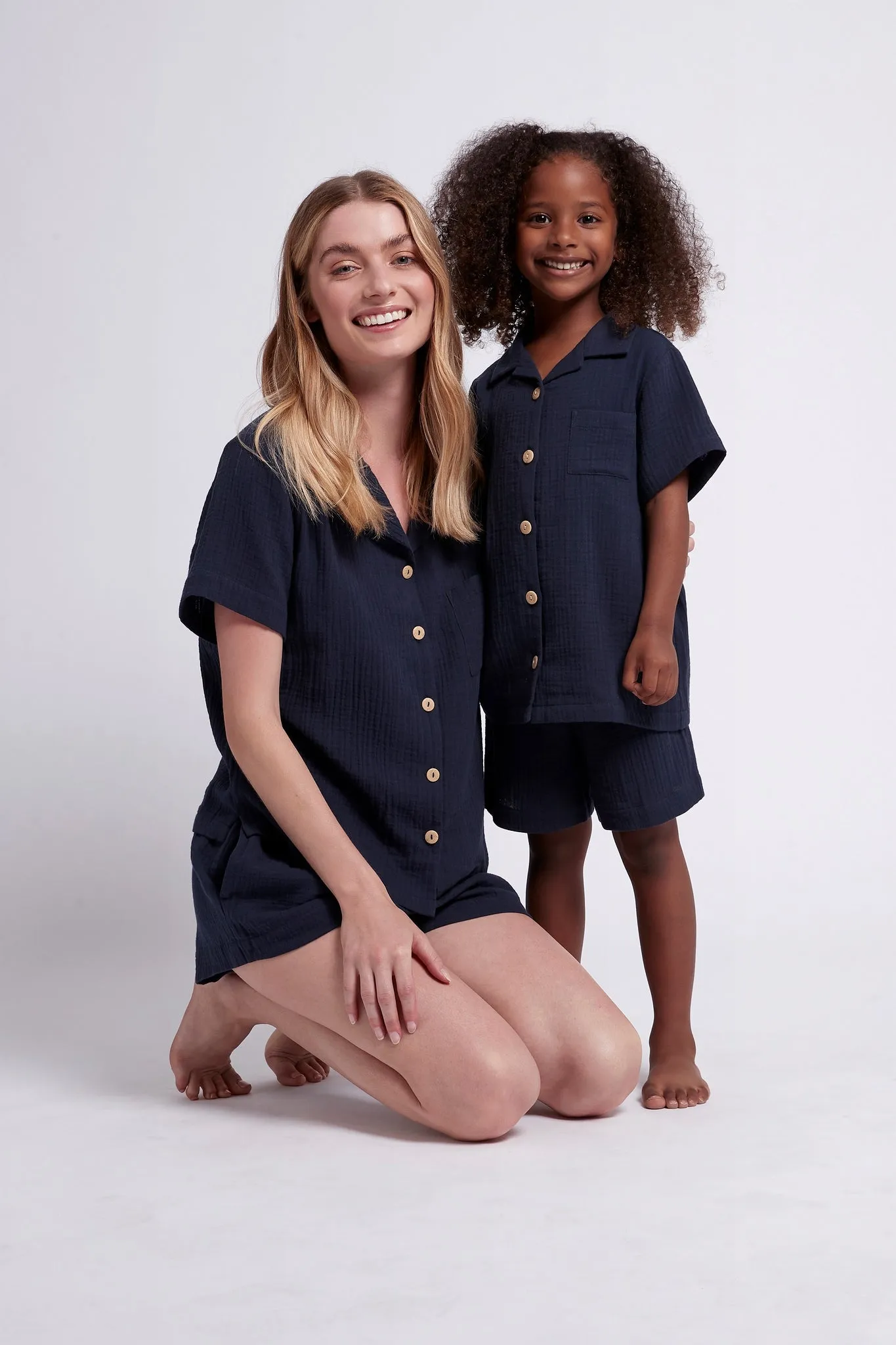 Piper Kids Pyjama Set - Navy