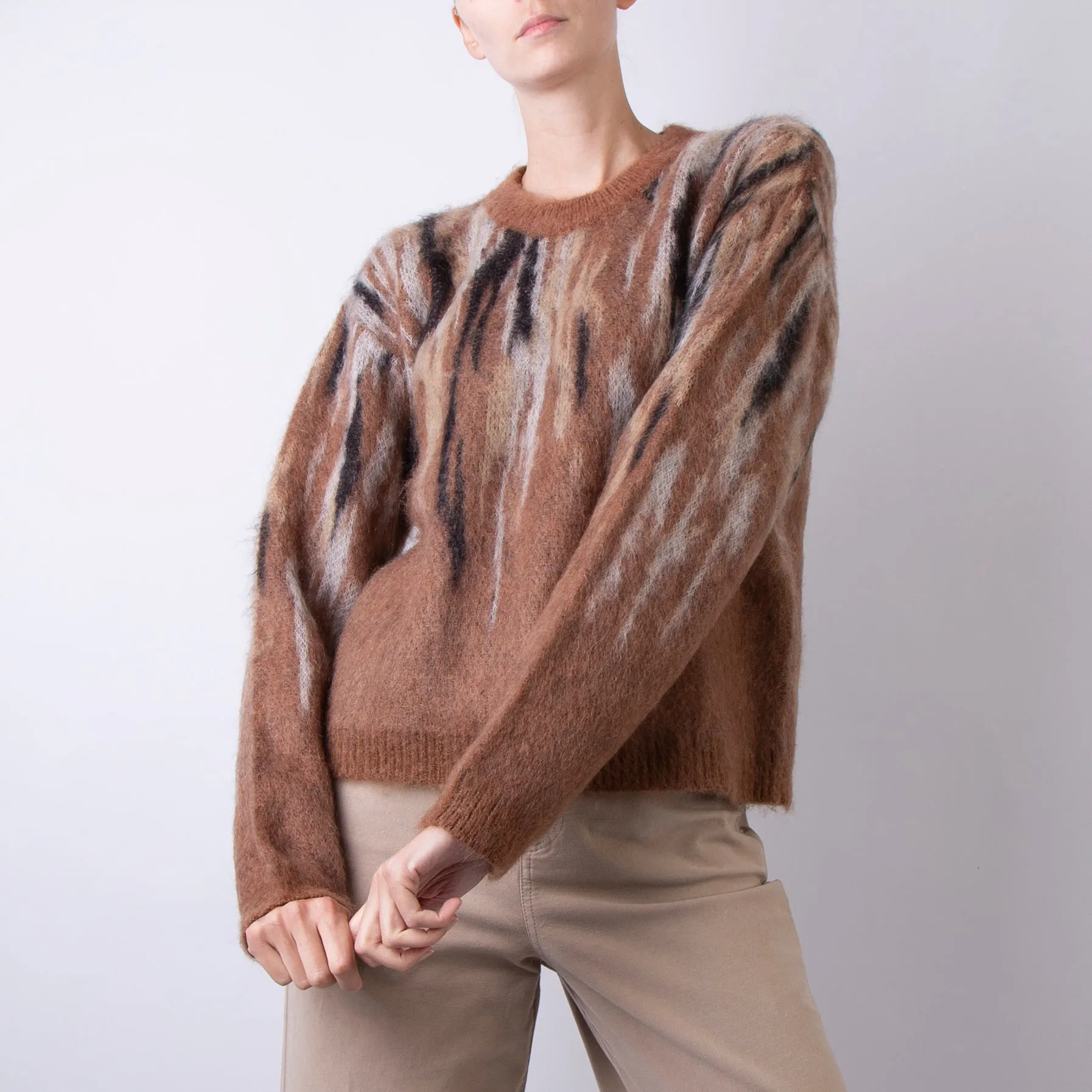 ROBERTO COLLINA SWEATER A28001 07 BEIGE