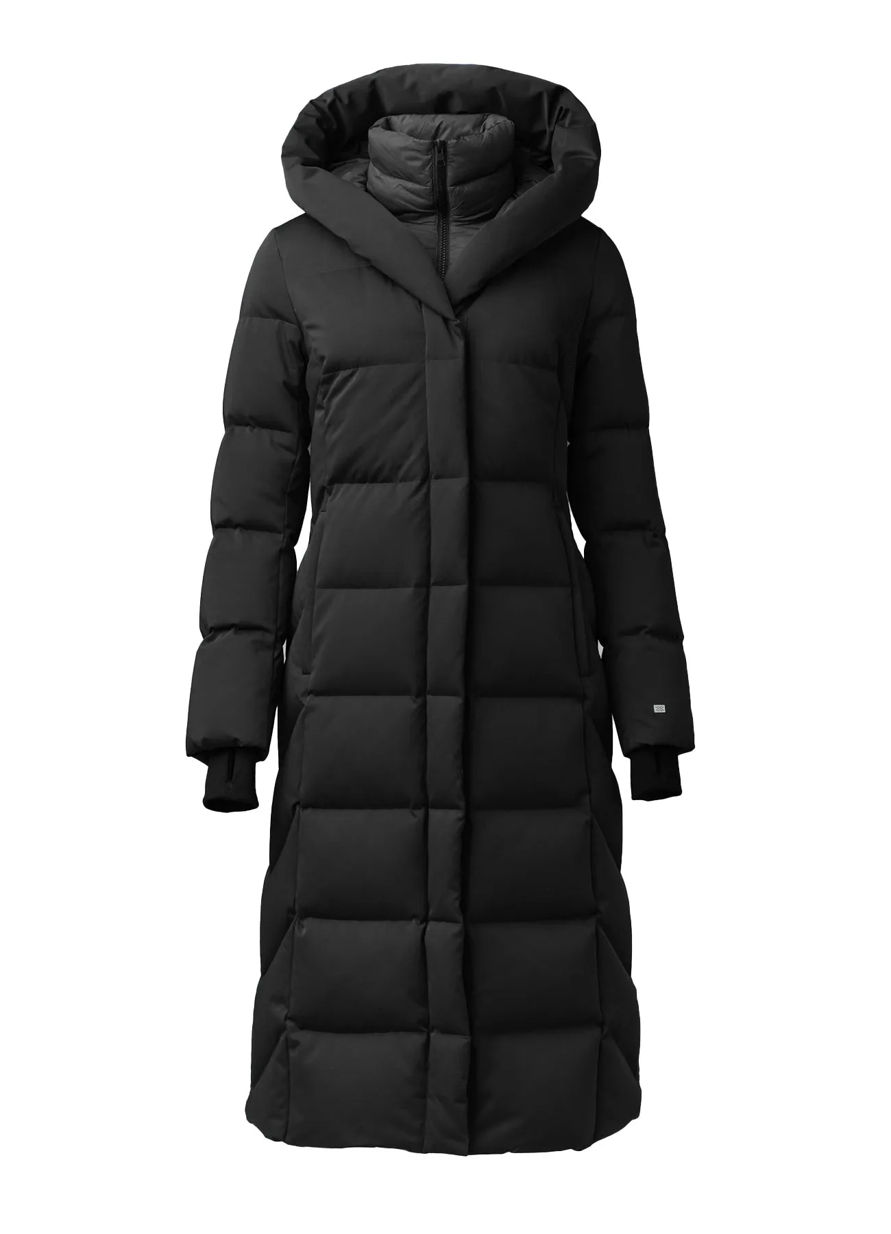 SOIA&KYO TALYSE-C - Semi-Fitted Classic Down Coat With Bib & Hood