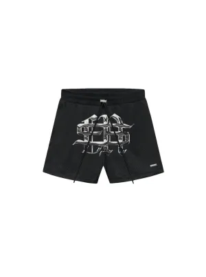 Sole et. Al Chrome Identity Court Shorts : Black