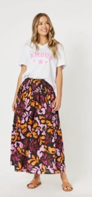 Tara Print Skirt