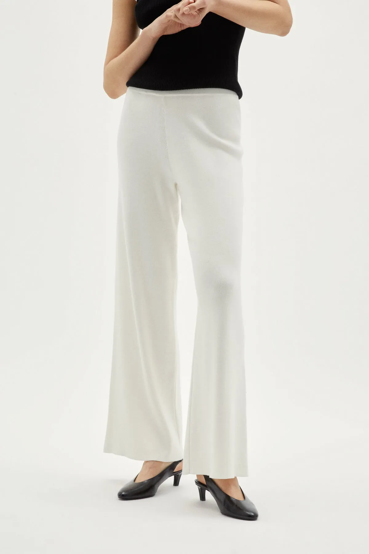 The Organic Cotton Wide-leg Pants