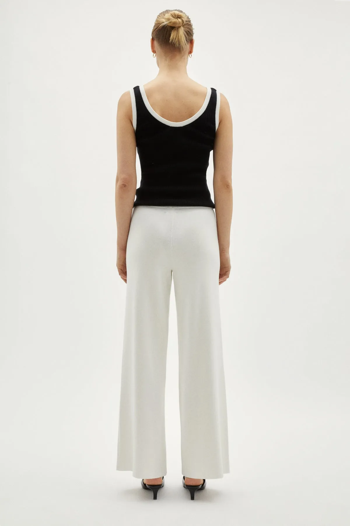 The Organic Cotton Wide-leg Pants