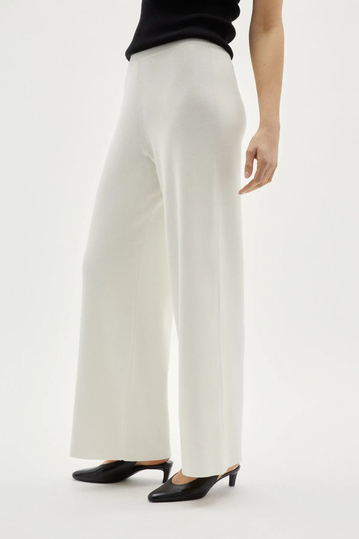 The Organic Cotton Wide-leg Pants