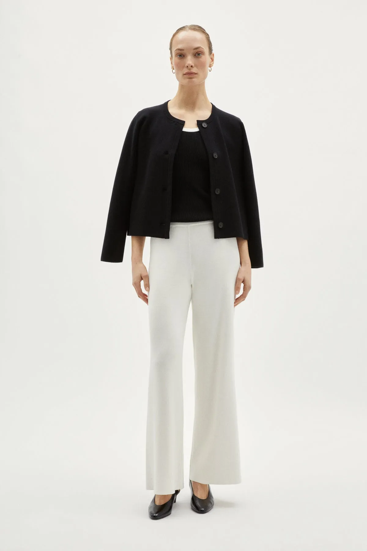 The Organic Cotton Wide-leg Pants