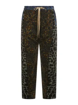 THE VELVET PANT | Gold Fresco