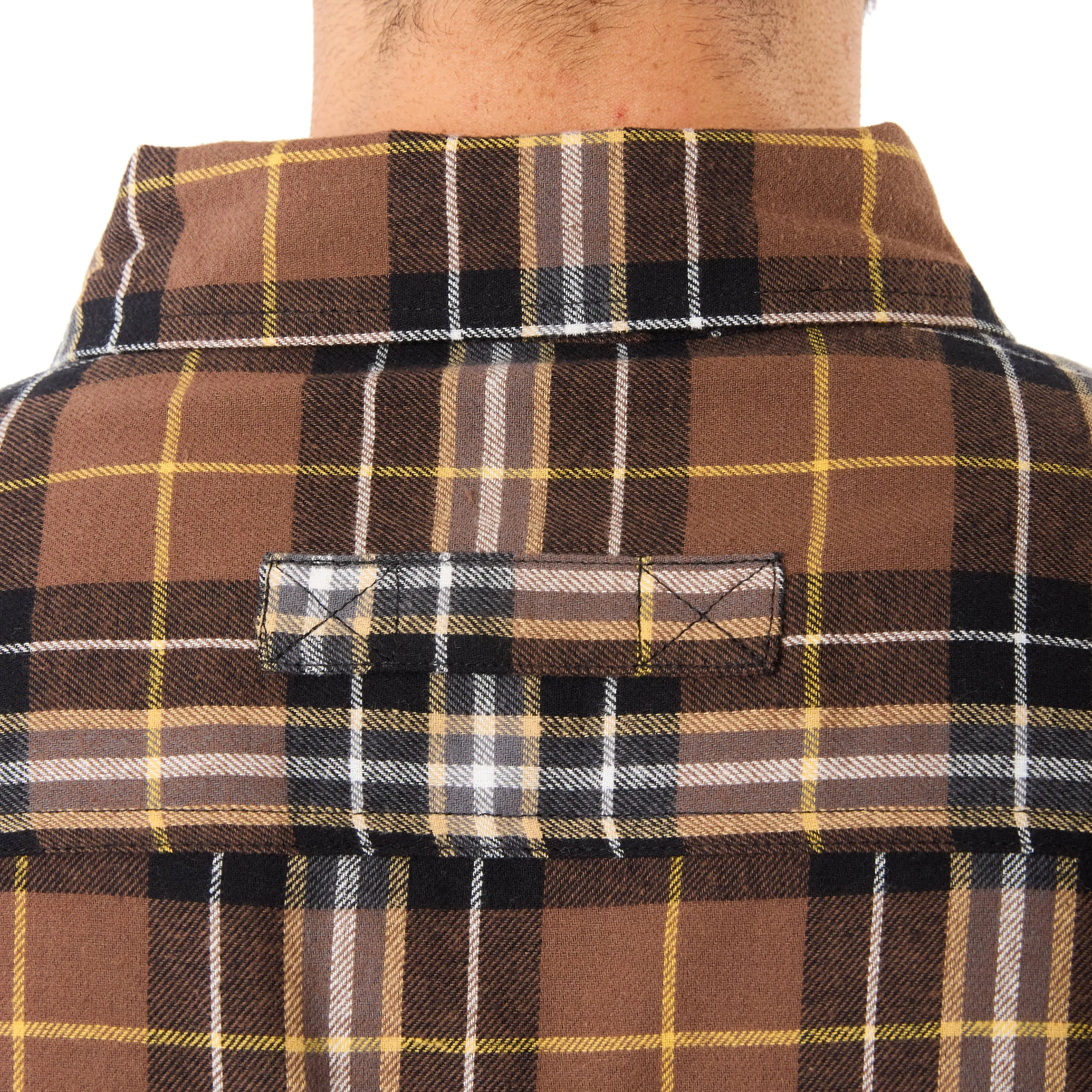 TWO-POCKET BUTTON DOWN FLANNEL SHIRT