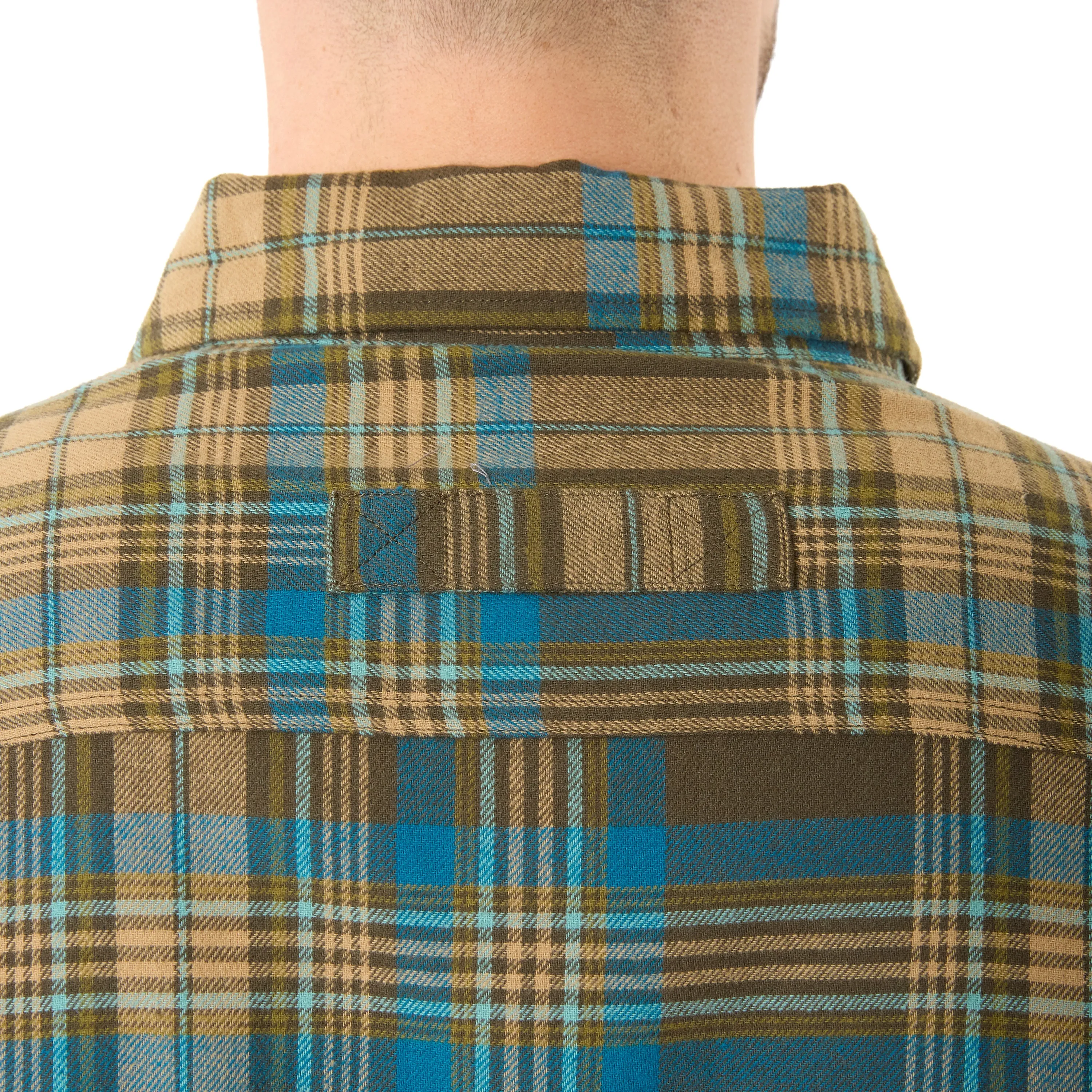 TWO-POCKET BUTTON DOWN FLANNEL SHIRT