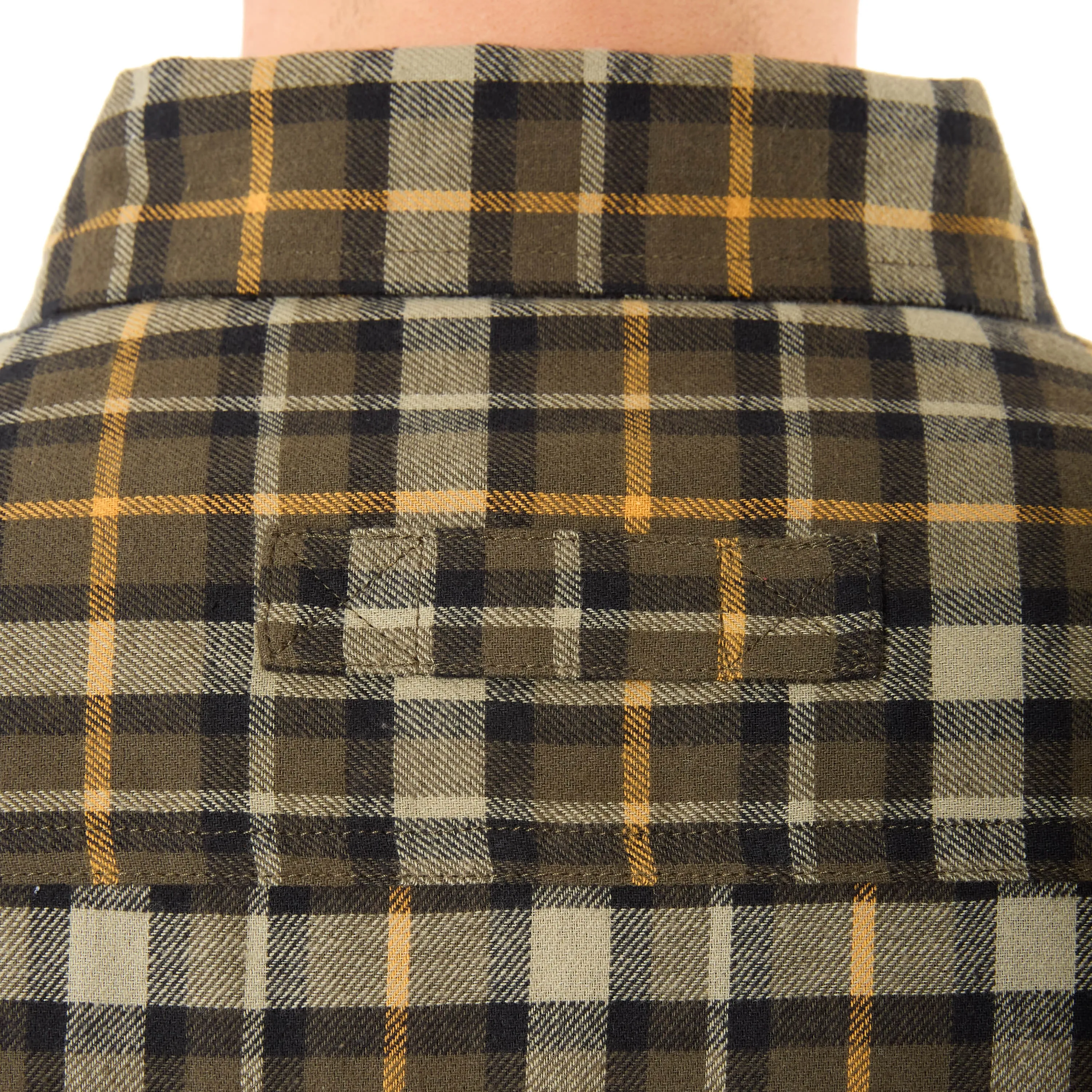 TWO-POCKET BUTTON DOWN FLANNEL SHIRT