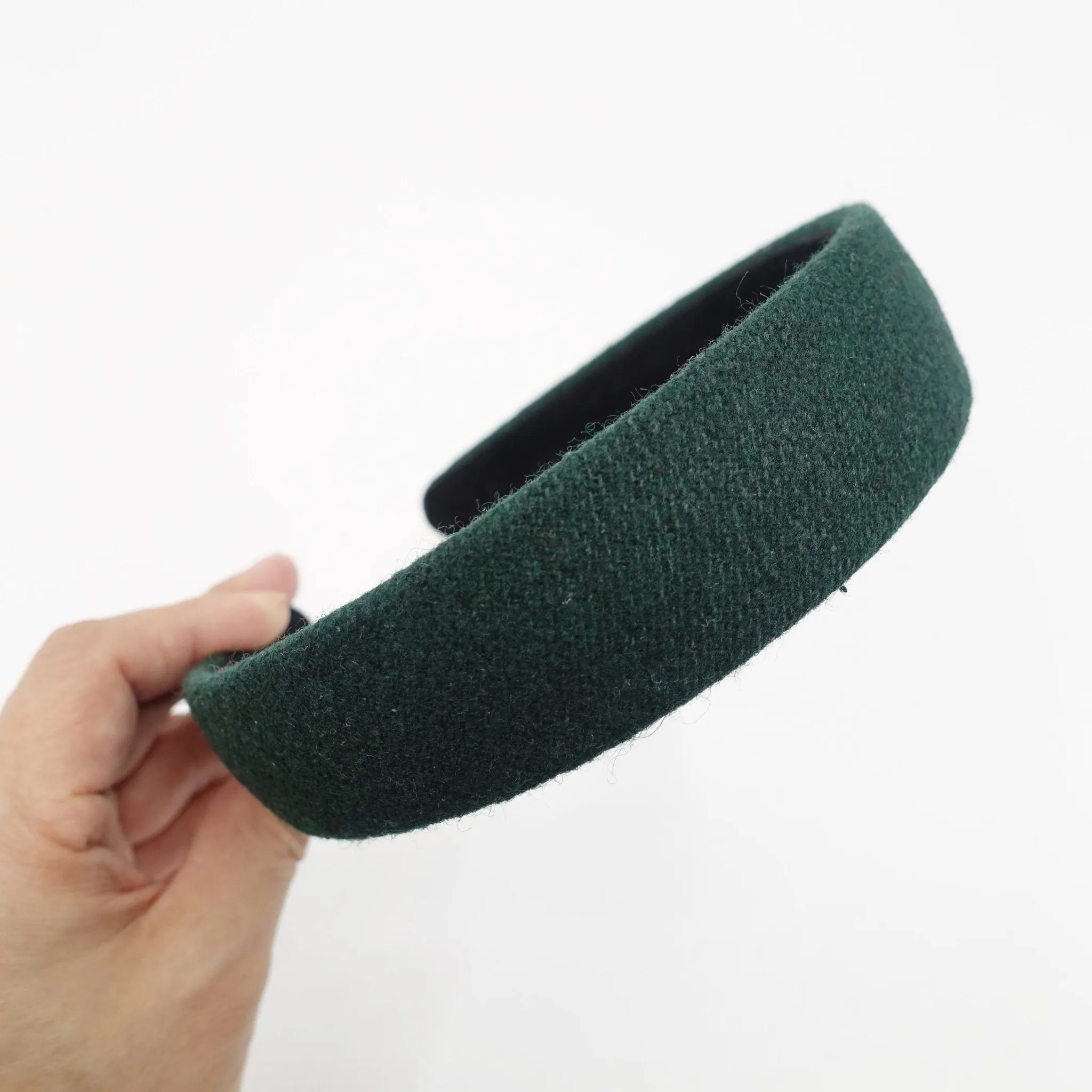 woolen fabric headband solid color hairband women hair accessory