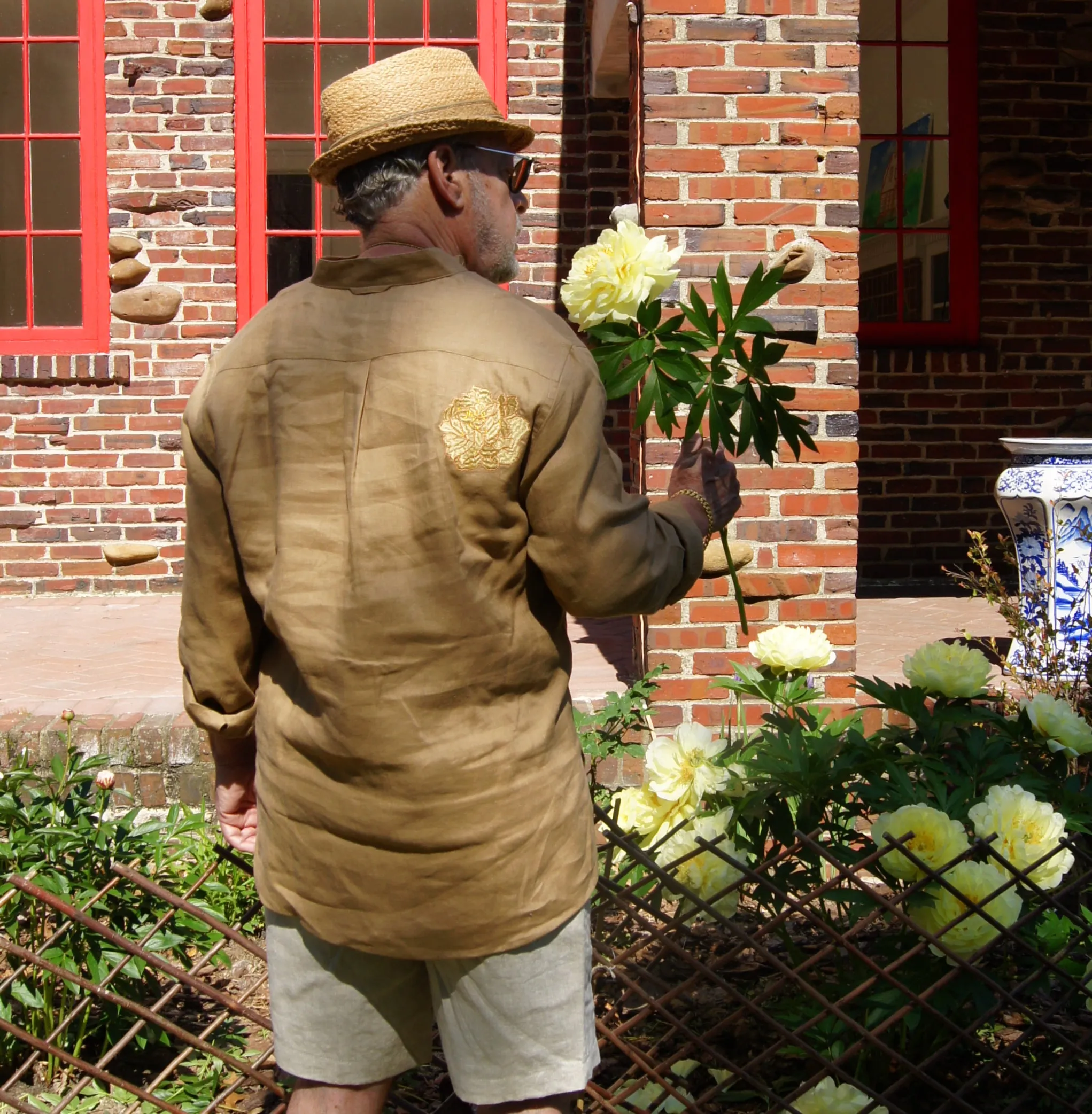 Yellow Yao-Michael’s Henley Shirt